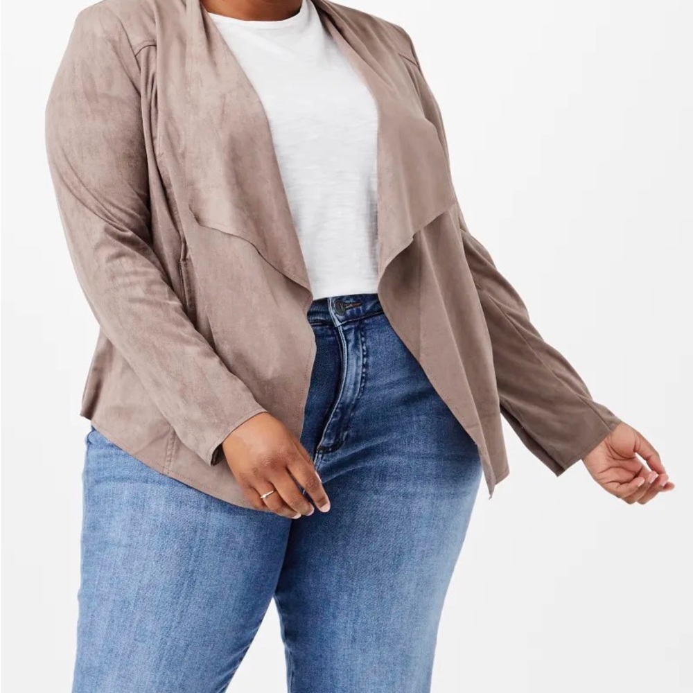 1X Kut from the Kloth faux suede jacket